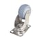 Vestil Thermoplastic Rubber Swivel Caster 3 In. Diameter x 1 In. Width 225 Lb. Capacity Gray CST-E-SS-3X1TPR-S - alternate 7